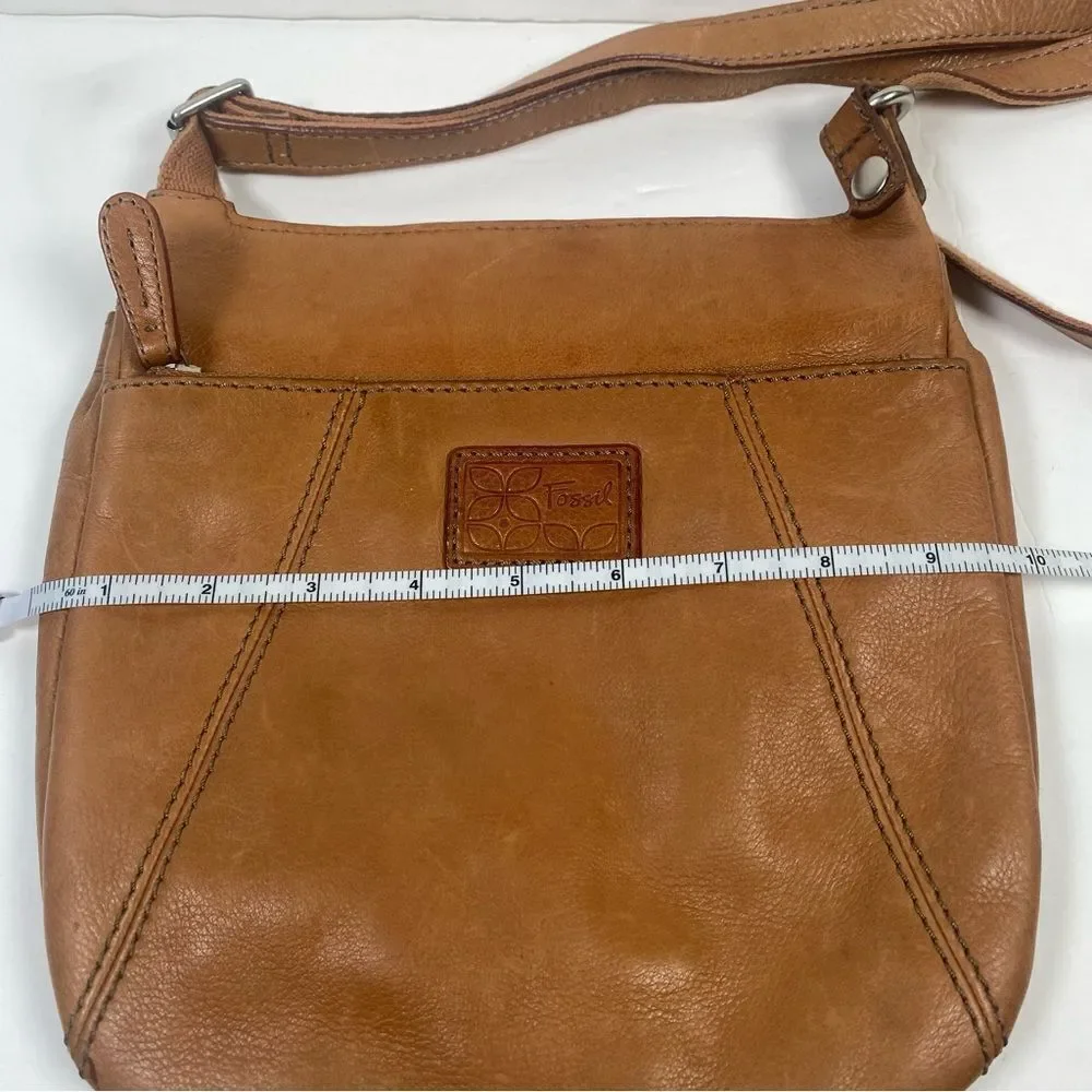 Fossil Brown Leather Crossbody Purse
